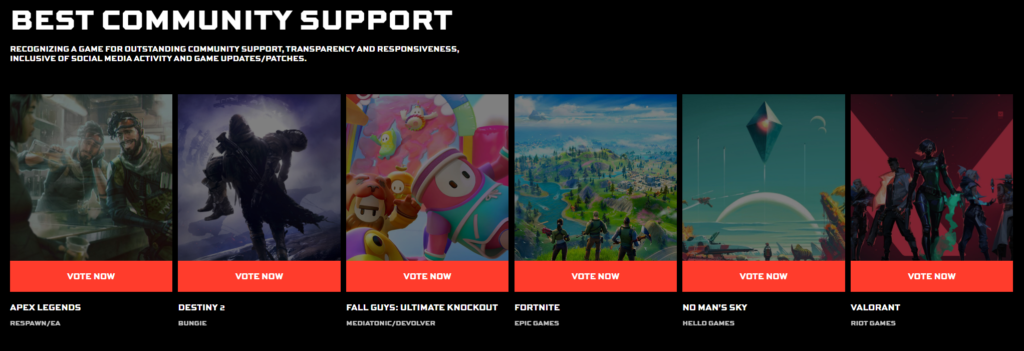 Ubisoft - In the The Game Awards 2018, 4 of Ubisoft's games were nominated  in 7 different awards! If you enjoyed our games, please kindly join the  vote and support us >>
